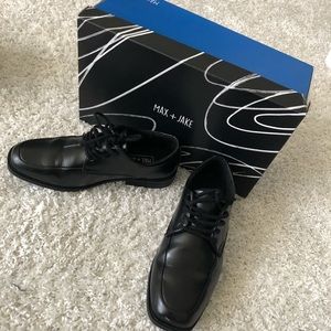 Max and Jake Black Dress Shoes